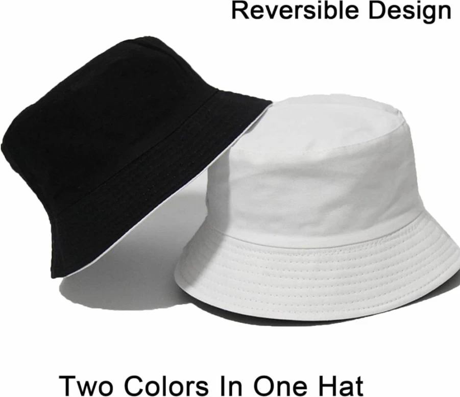NPJY Cotton Bucket Hat for Women & Men – Summer Sun Protection Beach Fishing Cap