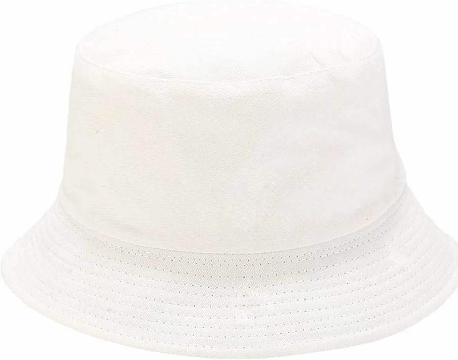 EYBF Reversible Cotton Bucket Hat for Women & Men - Summer Beach Sun Hat with Embroidery, Travel Hat