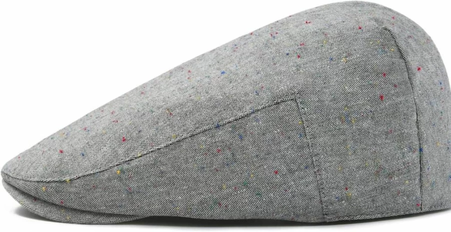 STARANCE Men's Cotton Ivy Cap 1920s Gatsby Newsboy Hat Summer Vintage Scally Driving Cap for Men