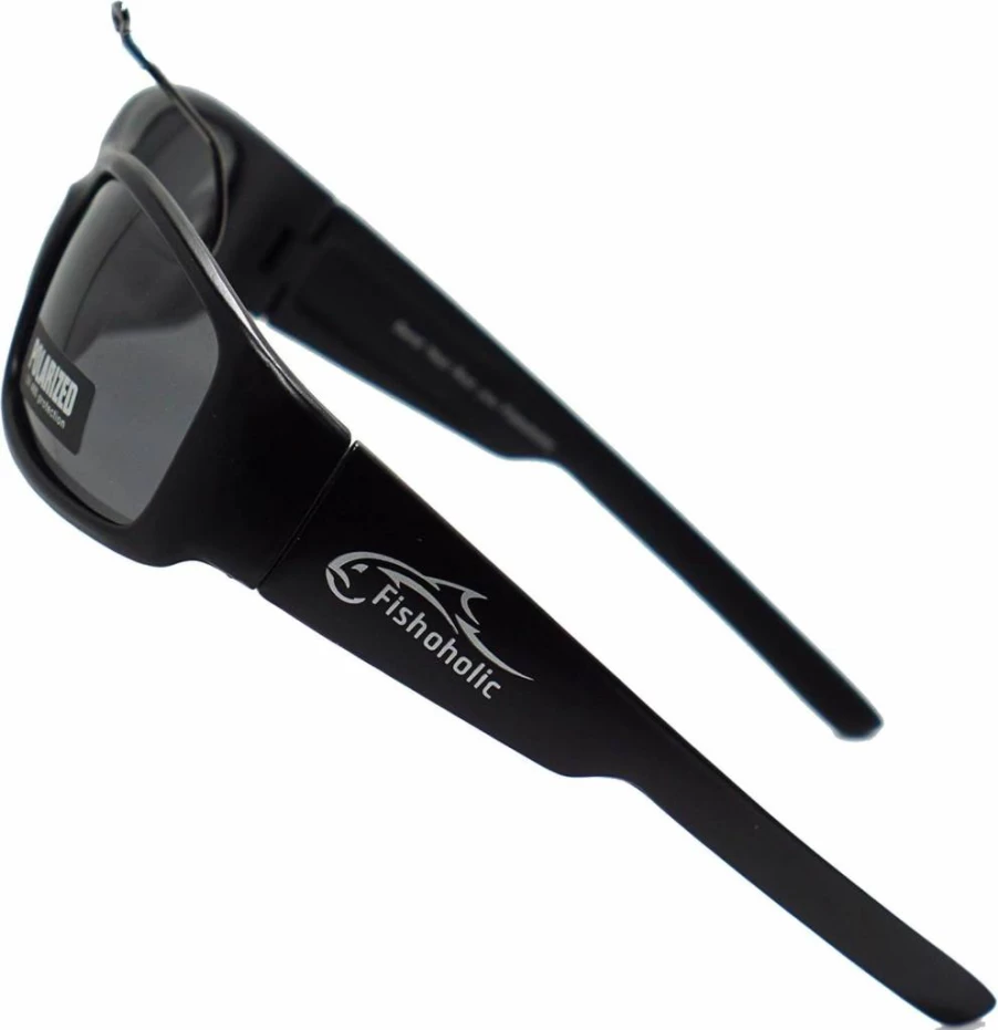Fishoholic Polarized Fishing Sunglasses UV400 Protection - 14 Frame Styles with Hard Case & Pouch - Ideal Fishing Gift for Anglers