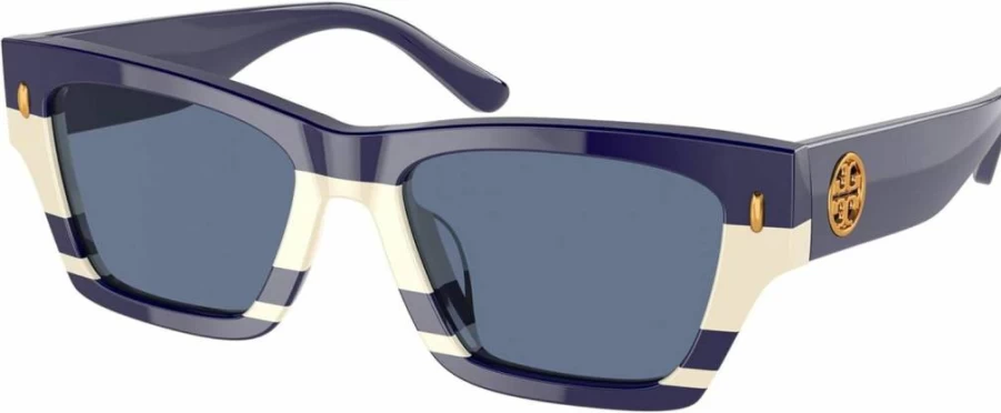 Tory Burch Women's Rectangular Sunglasses | Stylish UV Protection Shades | Classic Universal Fit Eyewear