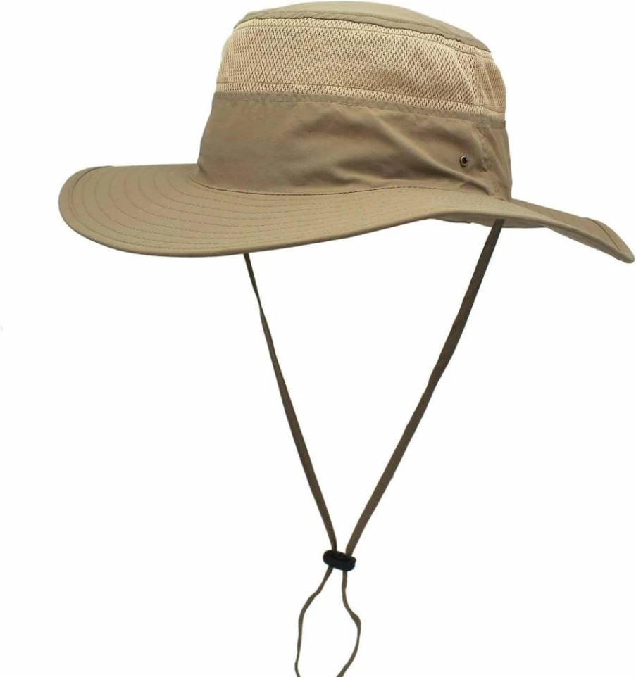 Dukars Unisex UPF 50+ Wide Brim Sun Hat, Waterproof Summer Boonie Cap for UV Protection Outdoor Activities