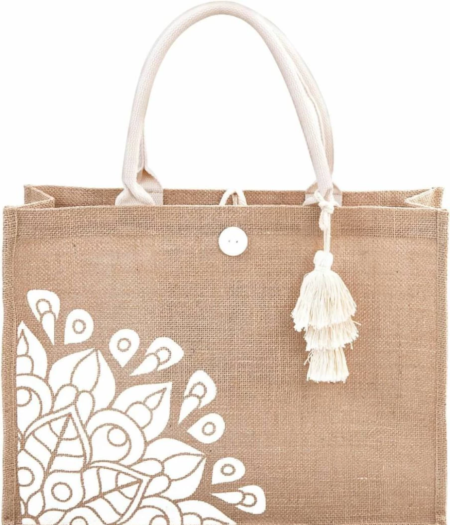 Itgowisa Straw Beach Tote Bag for Women - Waterproof Summer Vacation Pool Bag with Pockets & Tassel Handle