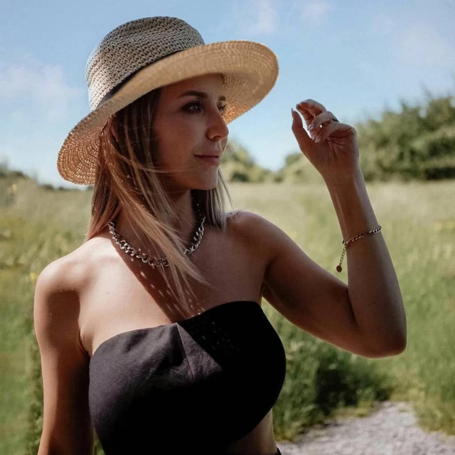 Cyiecw Women's Summer Wide Brim Floppy Sun Hat - UPF 50 UV Protection Packable Straw Beach Hat for Travel