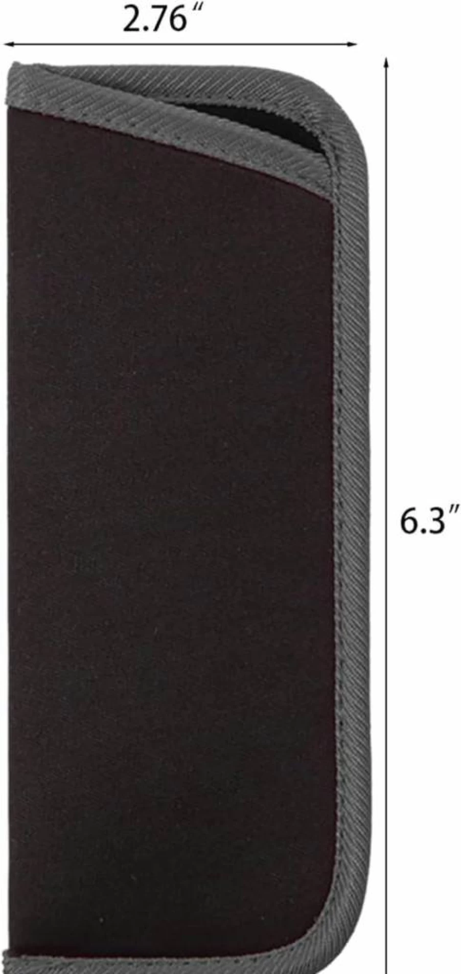 3 Pack ASSOTS Black Fabric Eyeglasses Cases - Soft Protective Glasses Pouch for Reading Glasses, Durable Spectacle Sleeve Holder with Secure Slip-In Design