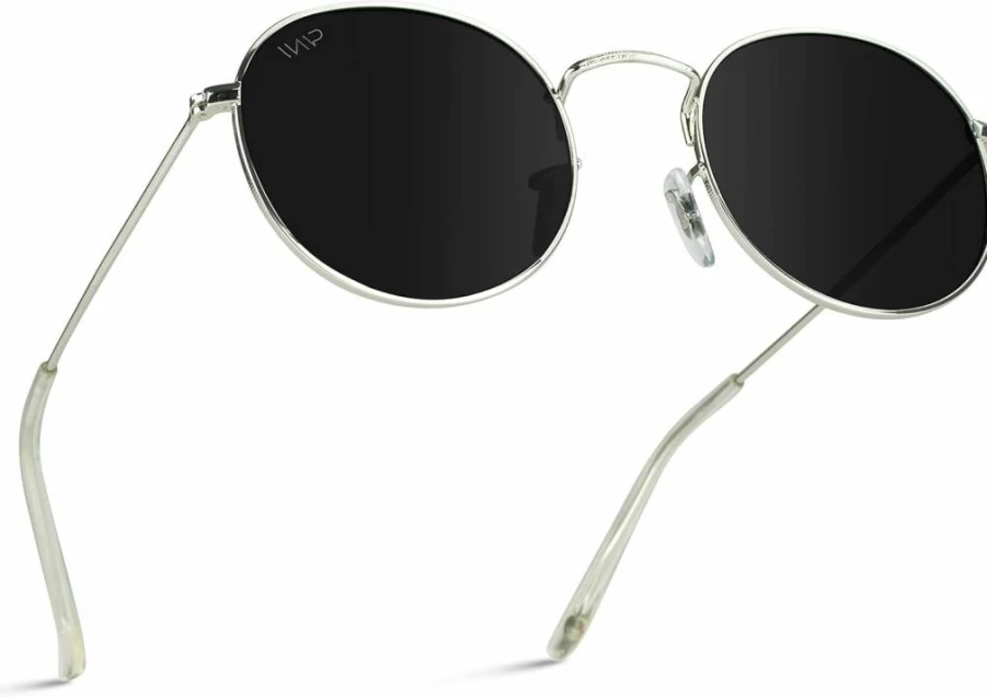 WearMe Pro Retro Round Sunglasses with Reflective Lenses – Trendy UV Protection Shades for Men & Women