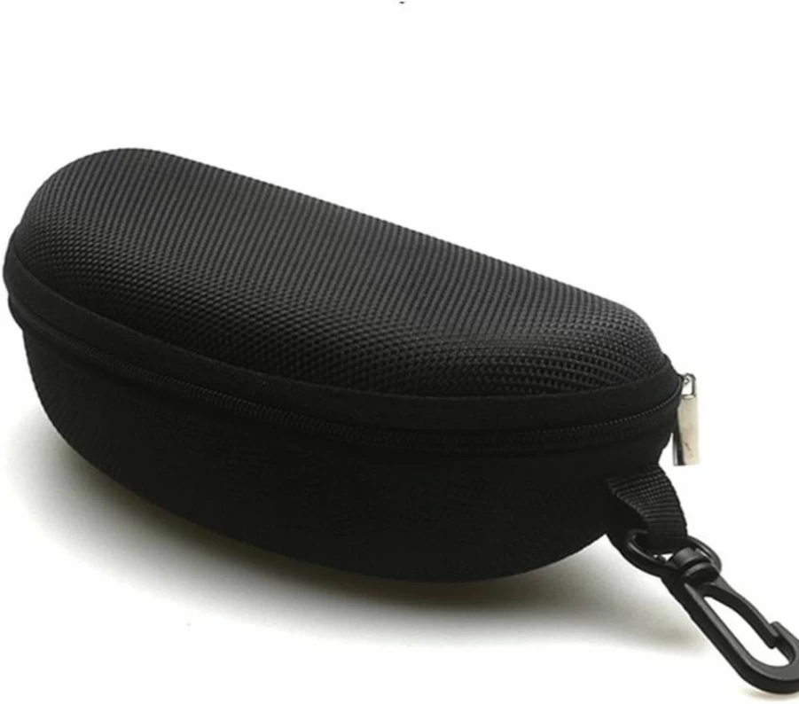 Laofiney Hard EVA Waterproof Sunglasses Case with Zipper & Cleaning Cloth for Men, Women, Kids