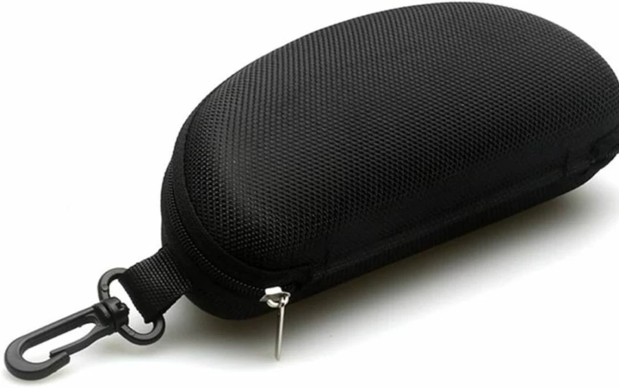 Laofiney Hard EVA Waterproof Sunglasses Case with Zipper & Cleaning Cloth for Men, Women, Kids