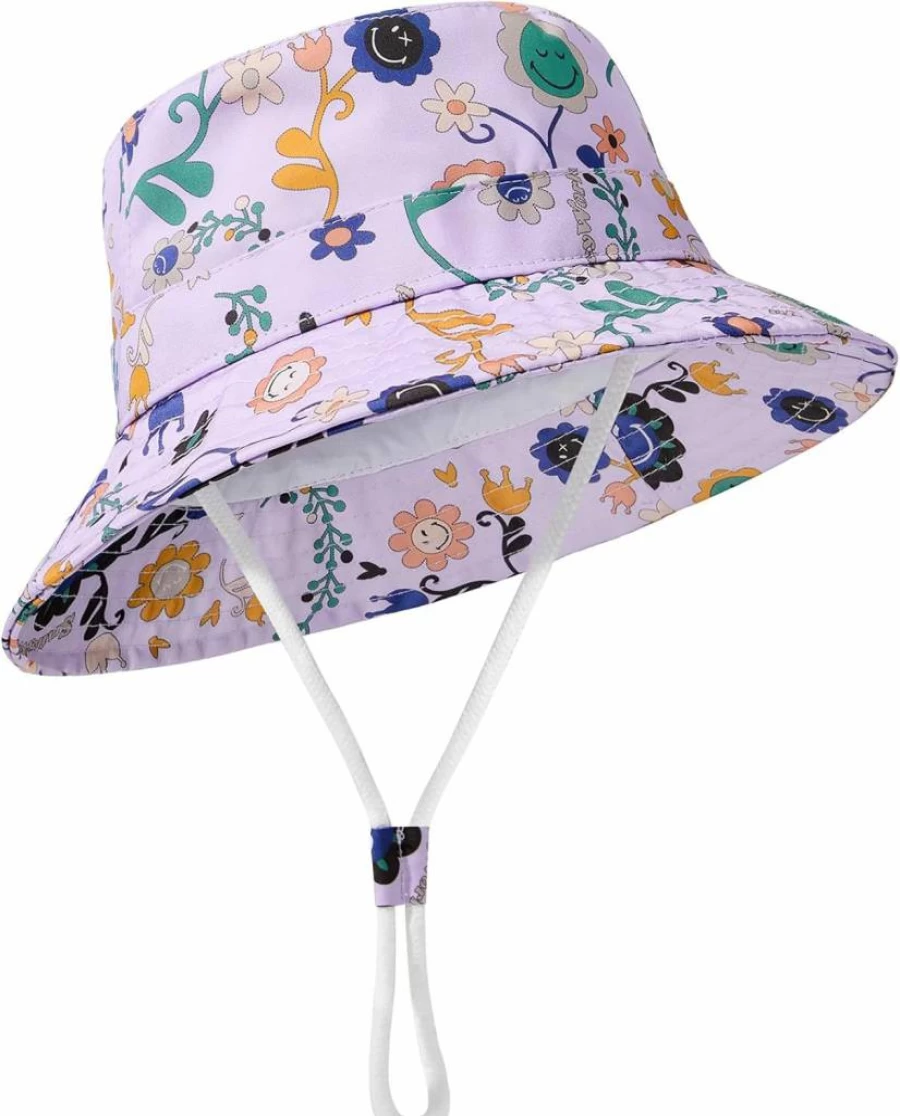 Durio UPF 50+ Baby Sun Hat - Wide Brim Bucket Hat for Toddler Boys & Girls, Cute Summer Beach Sun Protection