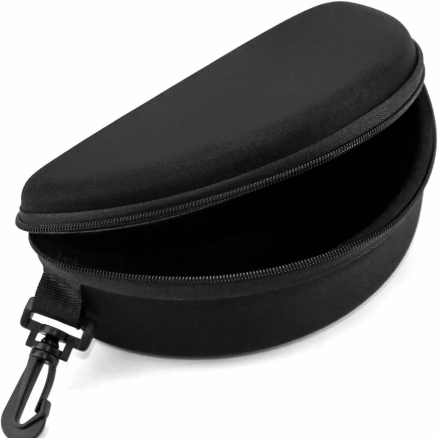 QWORK Sports Glasses Case - Durable Snowboard Goggles Box for Protective Storage, 1 Piece Hard Shell Eyewear Container for Ski, Cycling, and Outdoor Activities