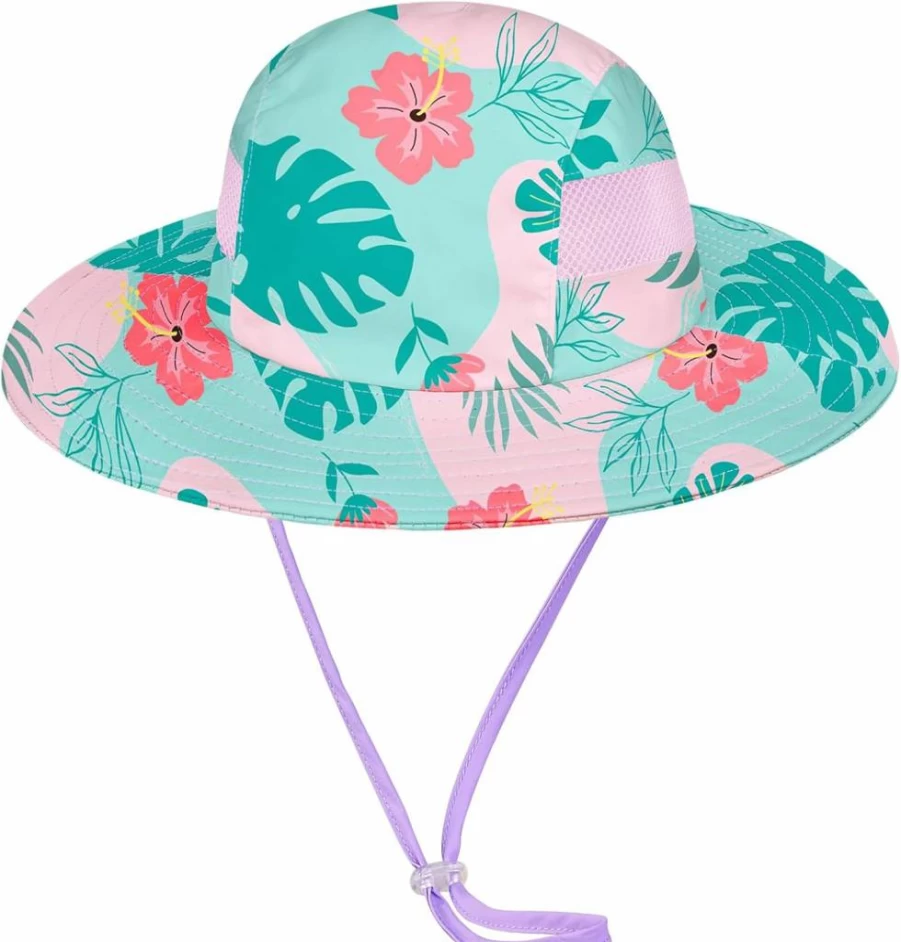 ICOSY Unicorn Sun Hat for Toddler Girls & Boys 2-8 Years, UPF 50+ UV Protection Wide Brim Bucket Hat, Summer Beach Fishing Hat for Kids
