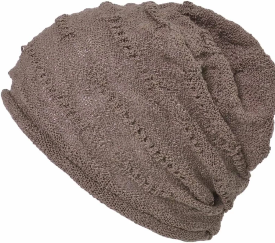 CHARM Men's & Women's Lightweight Cotton Slouchy Beanie Hat for Summer