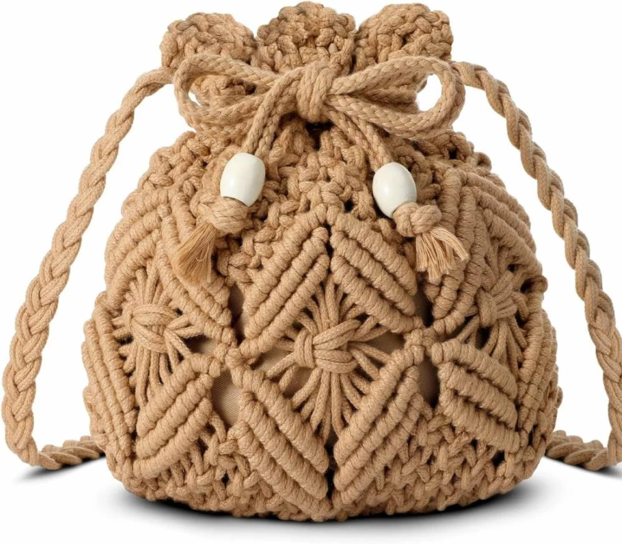 Avisky Boho Crochet Crossbody Bag for Women - Woven Summer Shoulder Purse Handbag 2025