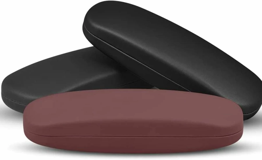 RayLove Durable Hard Shell Eyeglass Case - Unisex Protective Glasses Cover for Men & Women