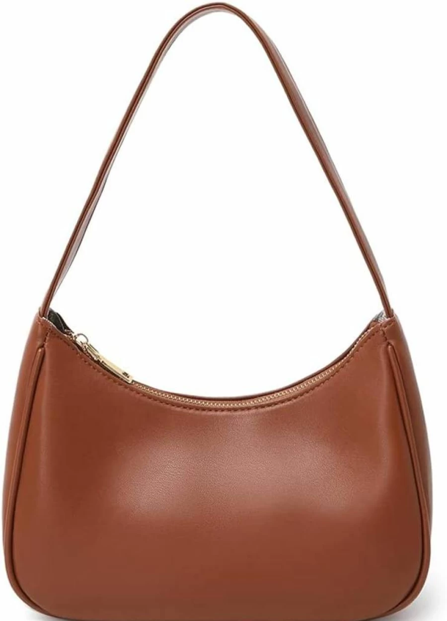 CYHTWSDJ Women's Stylish Shoulder Bag - Cute Mini Hobo Tote & Zipper Clutch Purse for Everyday Use