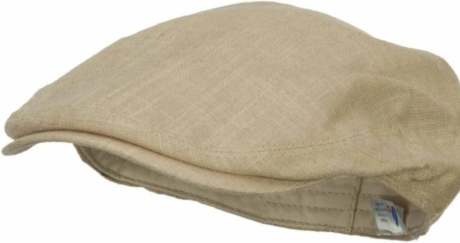 E4Hats.com Men's Breathable Linen Ivy Cap for Summer – Lightweight & Stylish Sun Hat