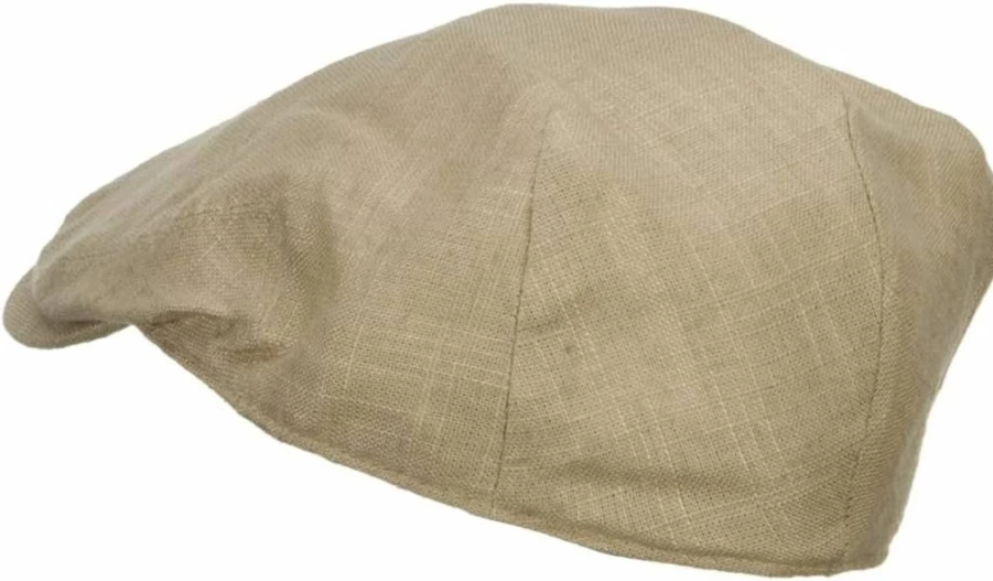 E4Hats.com Men's Breathable Linen Ivy Cap for Summer – Lightweight & Stylish Sun Hat
