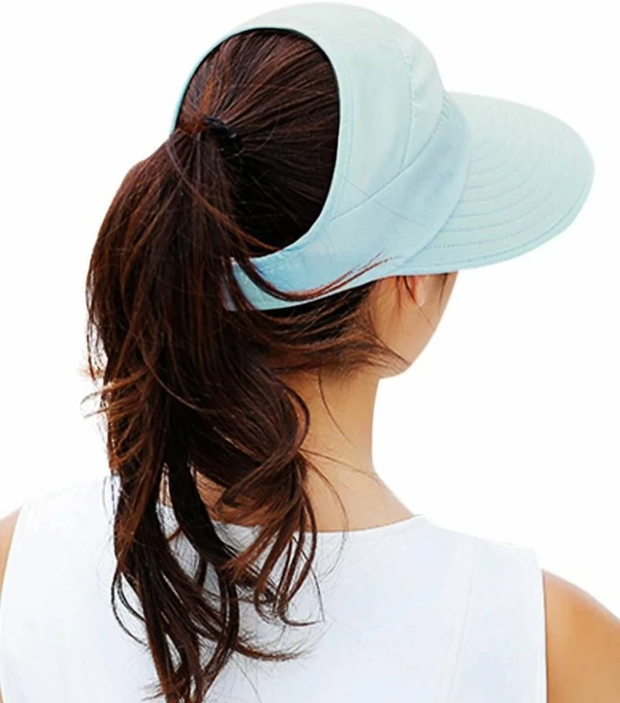 HINDAWI Women's Wide Brim Sun Hat with UV Protection – Packable Summer Beach Visor for Outdoor Activities