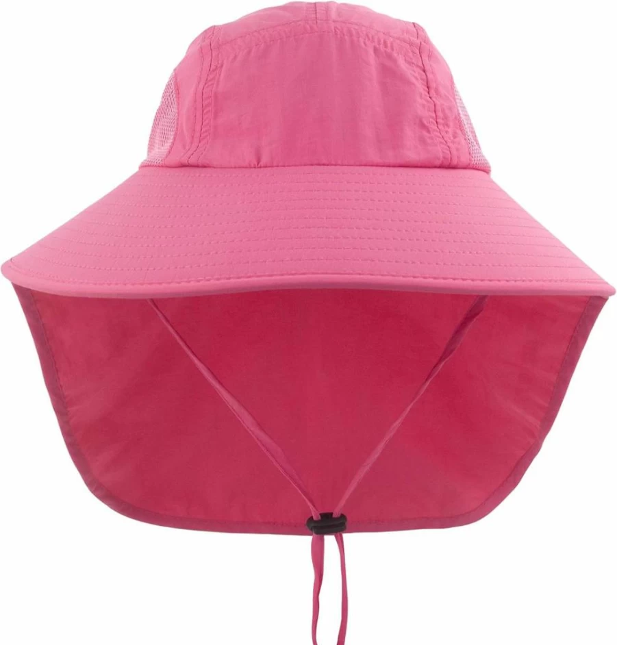 Muryobao UPF50+ Kids Sun Hat with Neck Flap - Breathable Mesh Bucket Cap for Beach, Fishing, and Summer Outdoor Activities - Boys & Girls UV Protection Hats