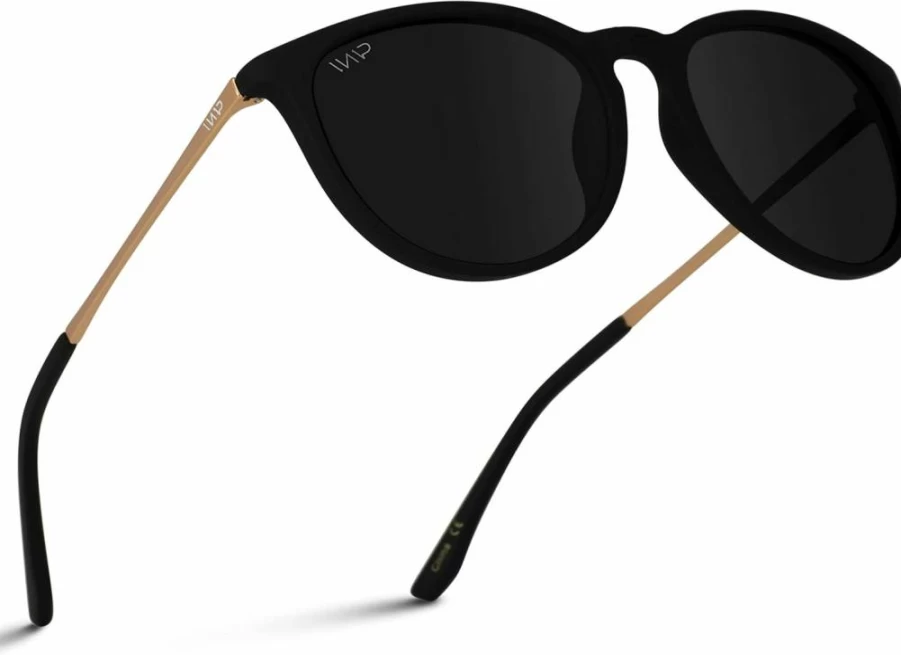 WearMe Pro Polarized Retro Sunglasses for Women – UV Protection Round Lens Vintage Style