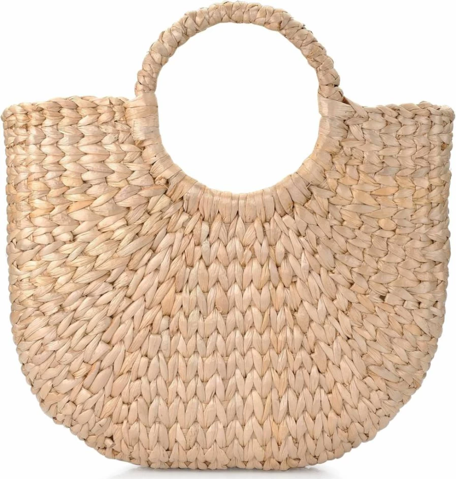 DOKOT Woven Straw Beach Tote Bag for Women - Summer Handbag, Lightweight & Eco-Friendly