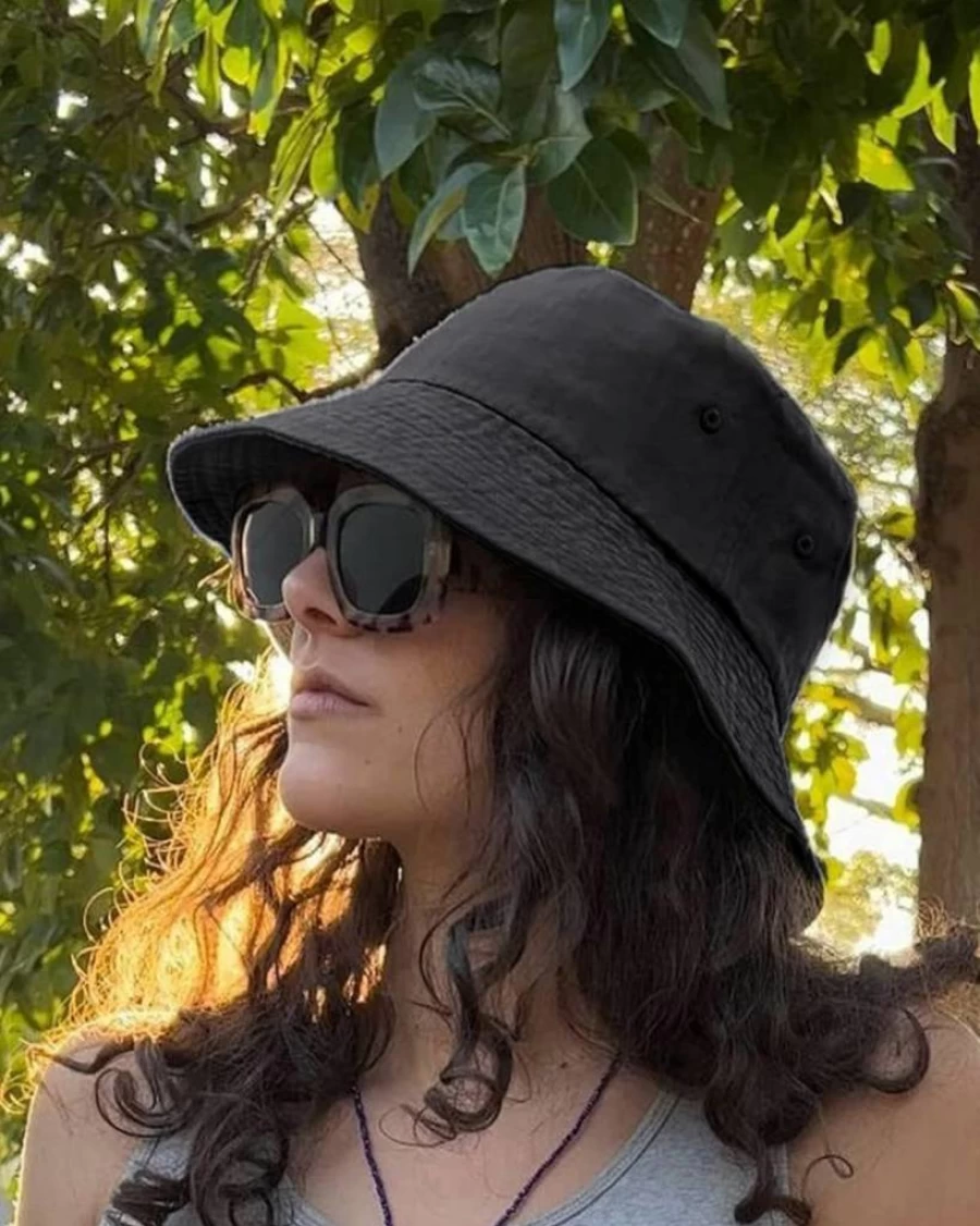 Camptrace Packable Washed Cotton Bucket Hat for Women & Men - Adjustable Summer Sun Hat with Detachable String for Beach & Outdoor Activities
