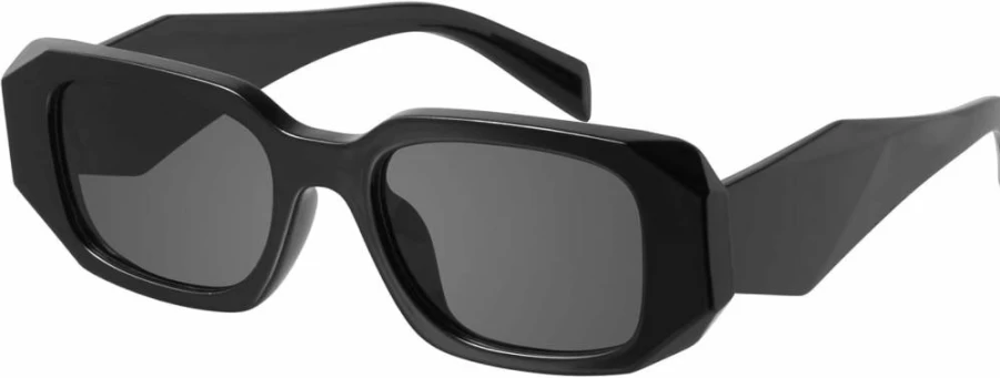 Mosanana Goulding Fashion Rectangle Sunglasses for Women & Men - Trendy UV Protection Shades