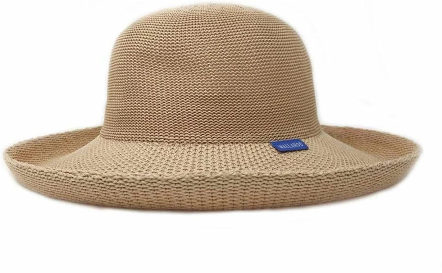Wallaroo Hat Company Women's Victoria Packable Sun Hat - Adjustable Wide Brim, Lightweight & Breathable for Summer Beach