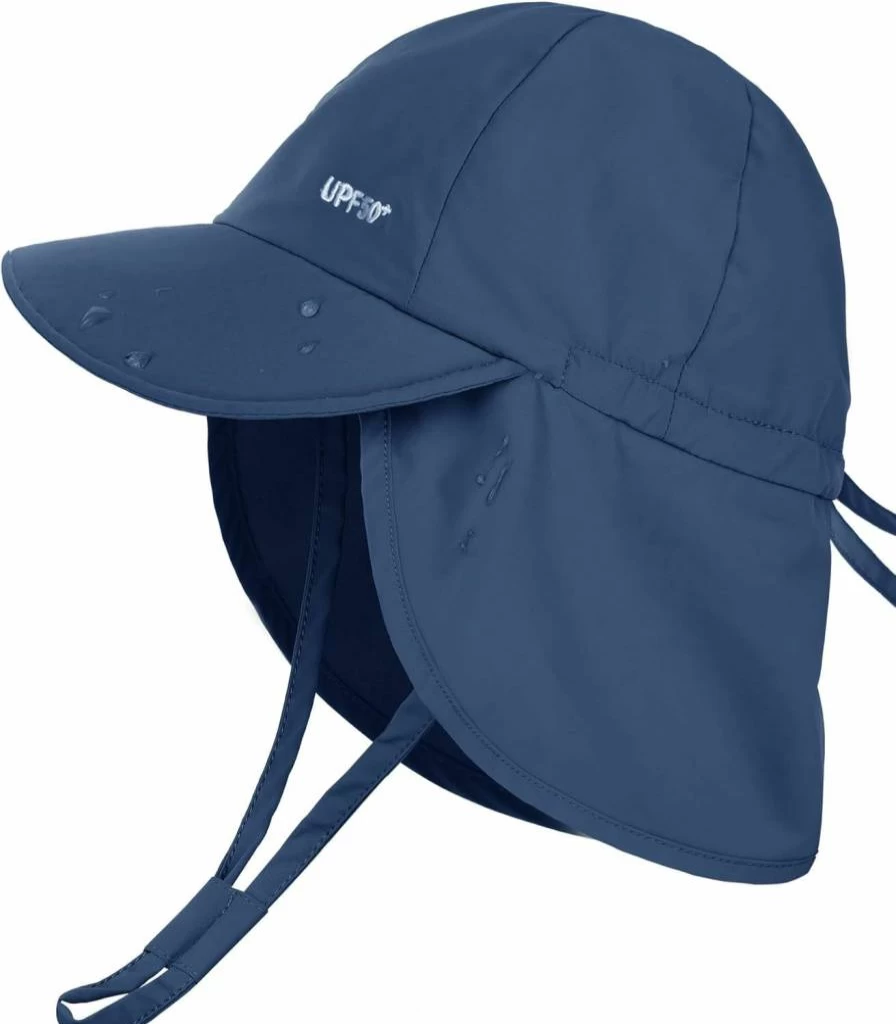 FURTALK UPF 50+ Baby Sun Hat with Adjustable Neck Flap for Boys Girls - Summer Beach Travel Swim Hat for Infants Toddlers